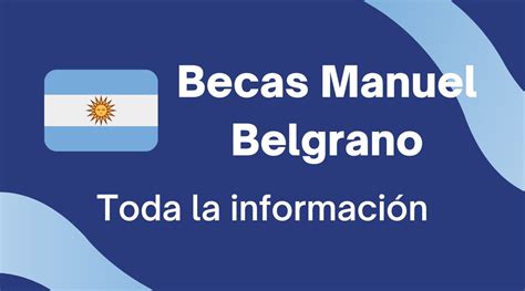 beca manuel belgrano ingresar